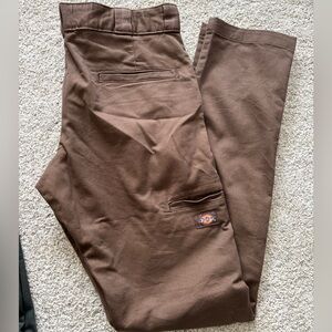 Men’s Skinny Straight Leg Brown Dickies